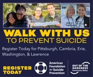 American Foundation for Suicide Prevention OOTD Pittsburgh Walk