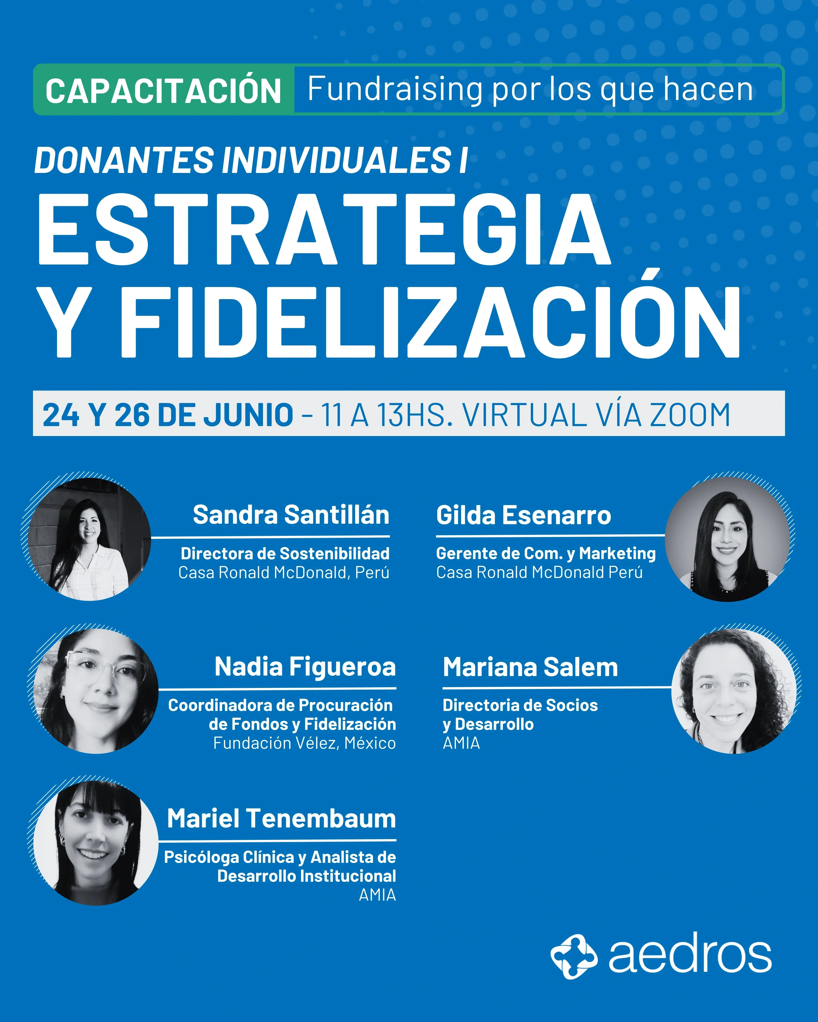 Donantes individuales I: Estrategia y Fidelización