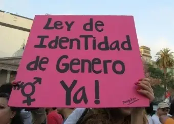 pancarta en manifestación