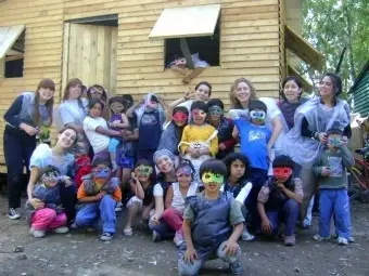 grupo de niños