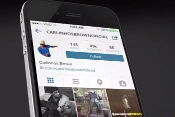 La pantalla de un celular