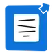 blue listing icon
