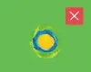 logo on green image