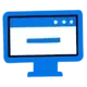 blue computer icon