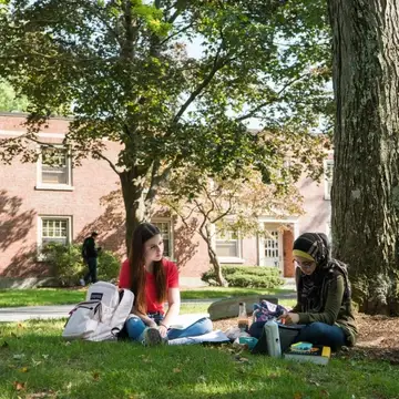 Studying outside