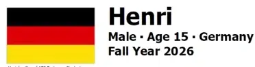 Host an Exchange Student : Meet Henri from Germany!