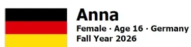 Host an Exchange Student : Meet Anna from Germany!