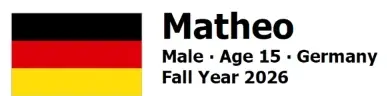 Host an Exchange Student : Meet Matheo from Germany!