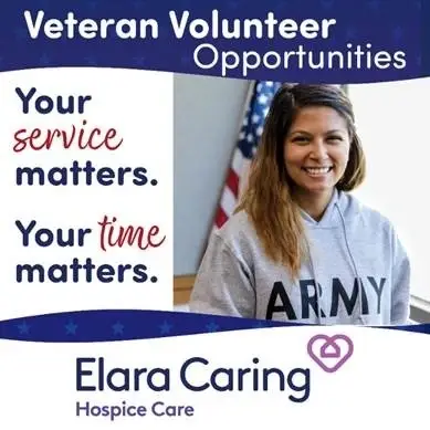 Your Service Matters! Your Time Matters! Be a Veteran Hospice Volunteer!