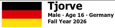 Host an Exchange Student : Meet Tjorve from Germany!