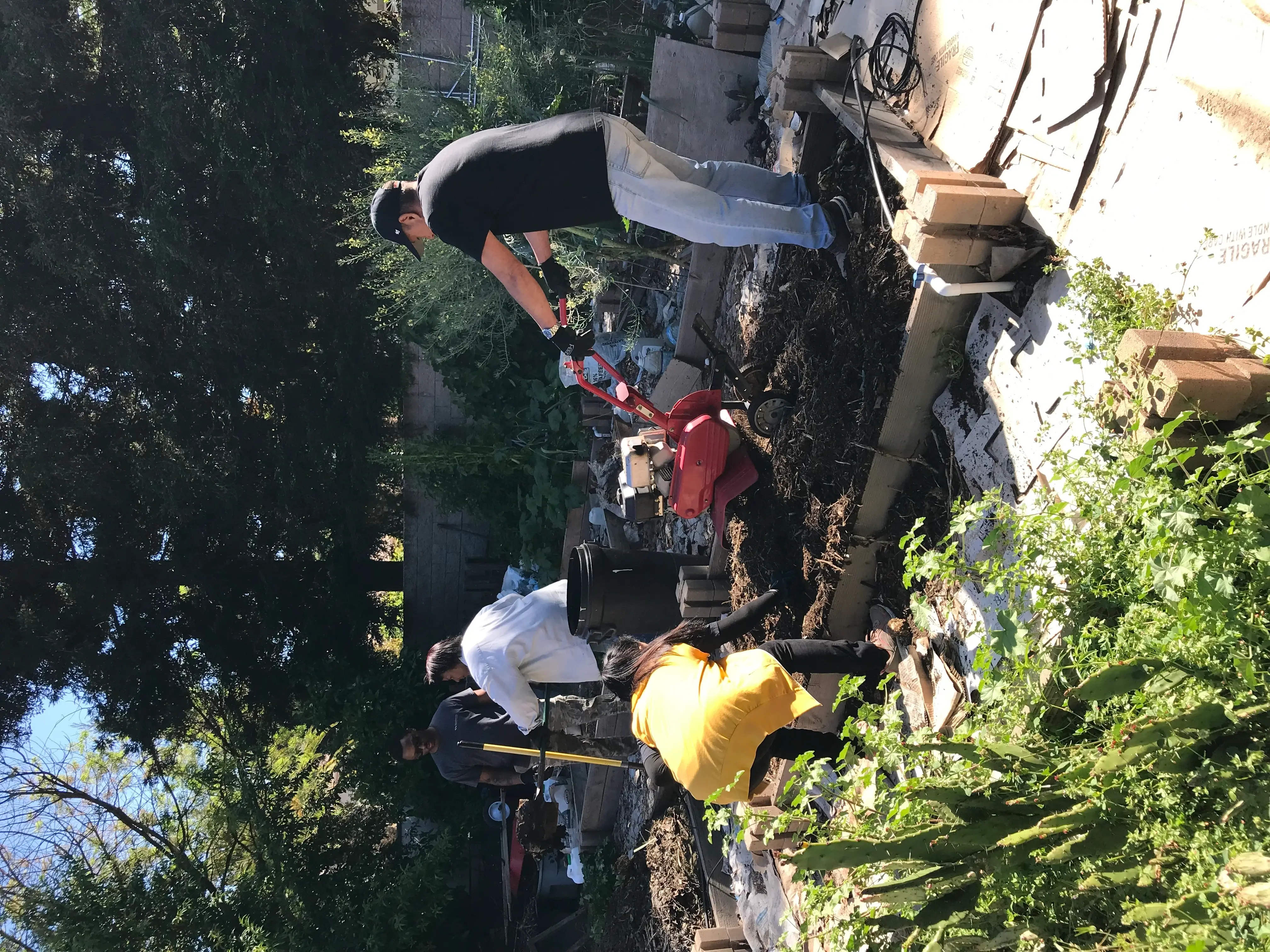 Volunteer on a Relief, Inc. Grow Garden