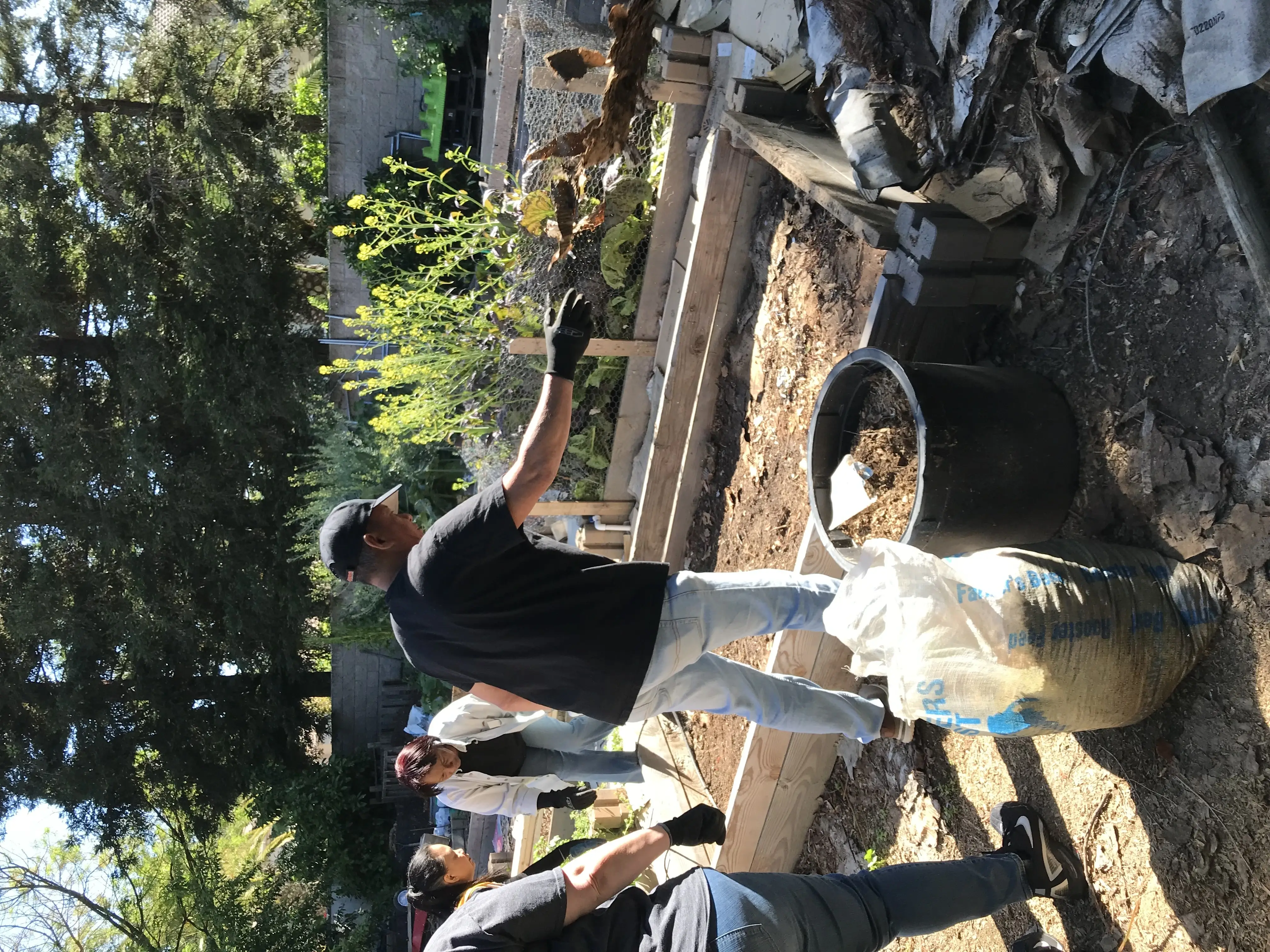 Volunteer on a Relief, Inc. Grow Garden