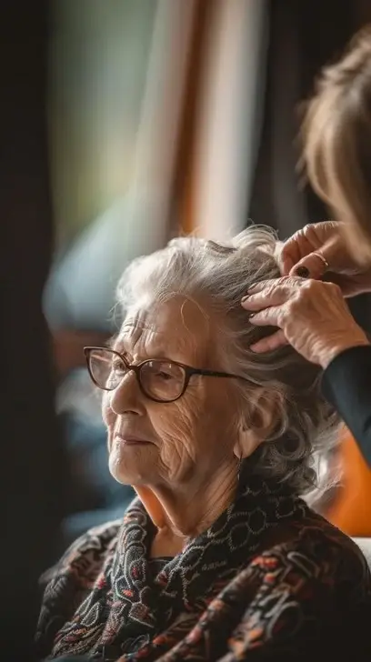 Compassion in Every Strand: Volunteer Hairstylist for Hospice Patient
