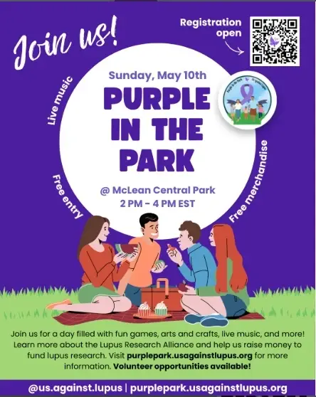 Musicians Needed for Us Against Lupus: Purple in the Park Event
