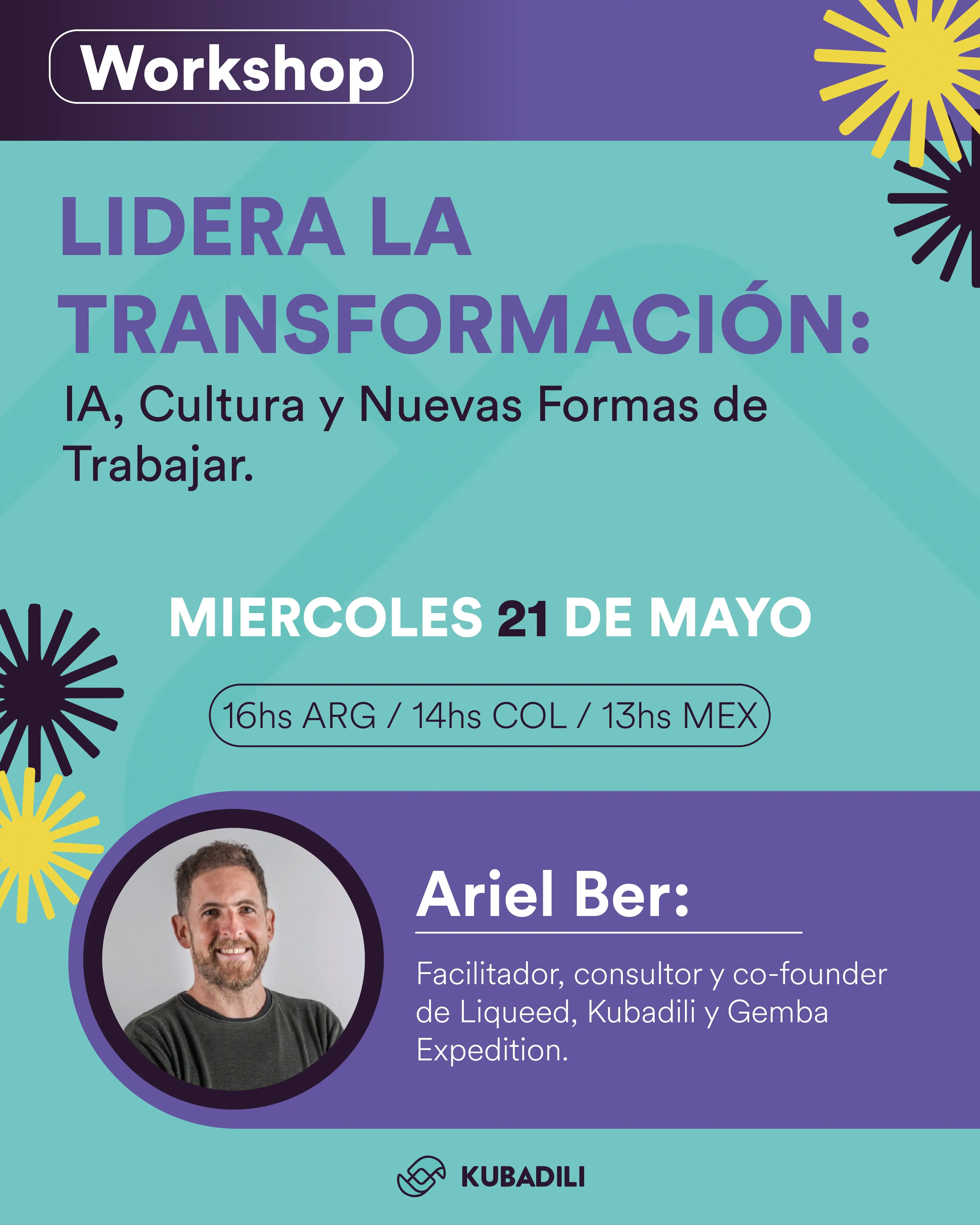 Workshop: Lidera la transformación — IA, cultura y nuevas formas de trabajar