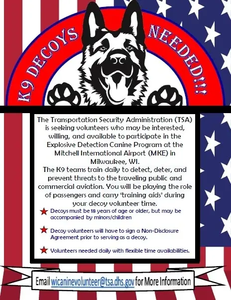 TSA Canine Decoy - MKE