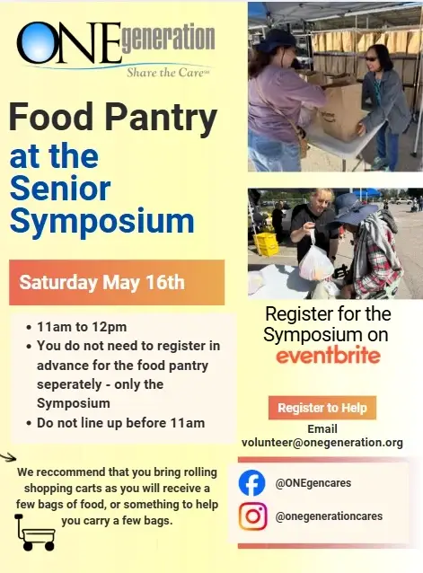 Senior Health Fair and Food Pantry Day - Sat 05/16