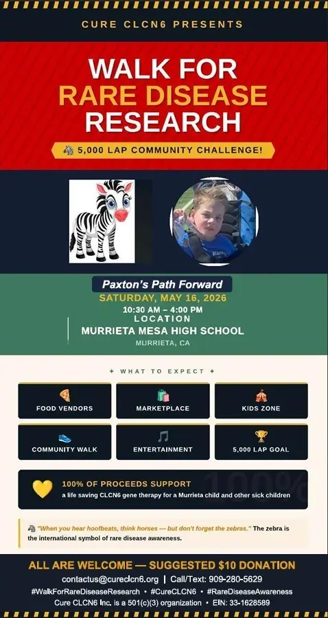 Community Walk-a-Thon Volunteers: Walk for Rare Disease Research