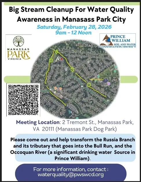 Big Stream Cleanup and Water Quality Awareness in Manassas Park City