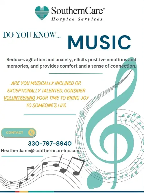 SouthernCare Hospice is calling all Musicians for your talents...