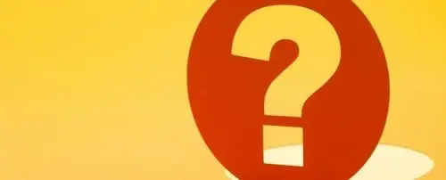 Graphic of a question mark.