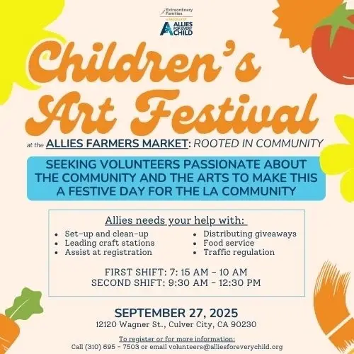 Volunteer Artists Wanted: Lend your talent at Children's Arts Festival