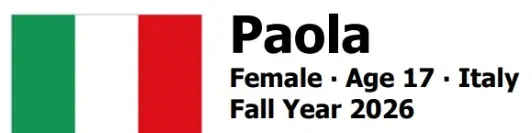 Host an Exchange Student : Meet Paola from Italy!