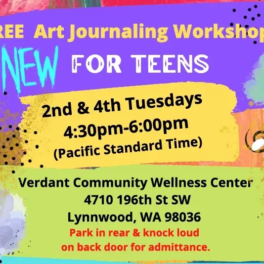 Workshop Assistant for Teen Therapeutic Art Group in Lynnwood
