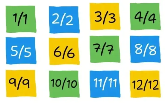 12 dates
