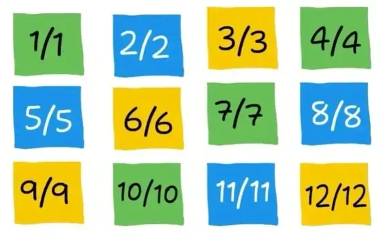 12 datas