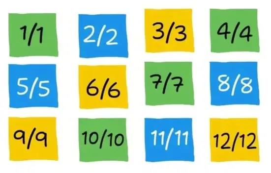 12 dates