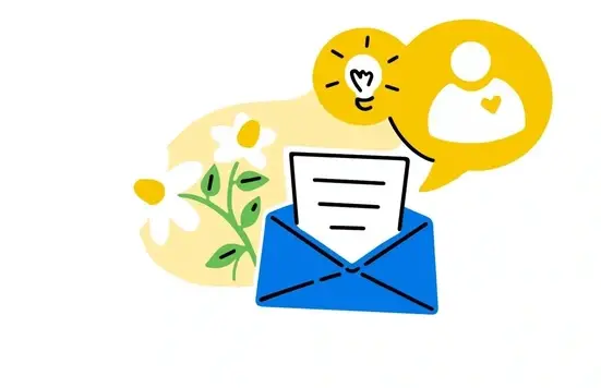 mail and flowers