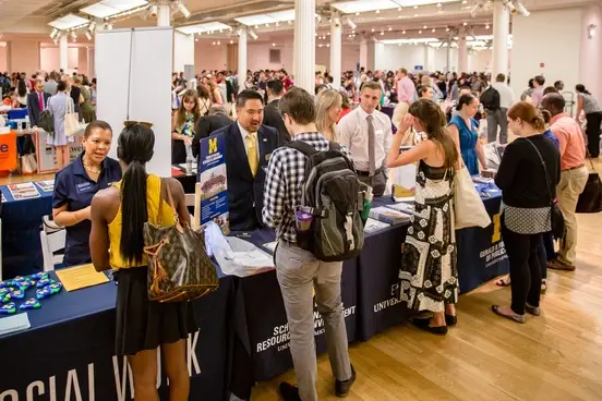 image of the grad fair in nyc