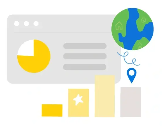 colorful doodles about Idealist's recruitment solutions