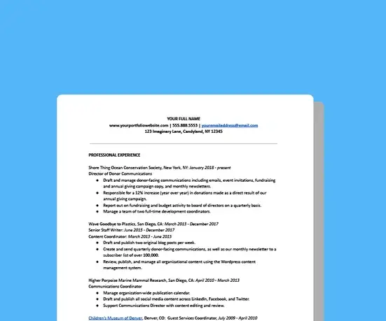 An illustration of the Idealist Perfect Resume Roadmap download
