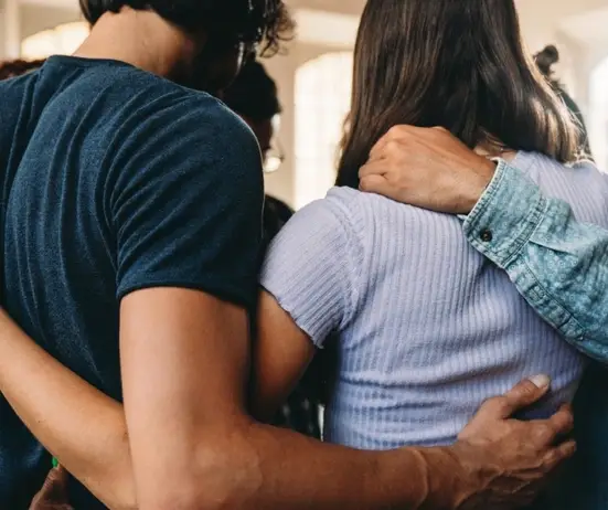 people hugging