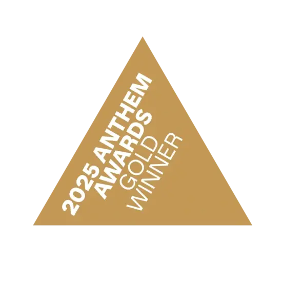 2025 Gold Anthem Award Winner Icon