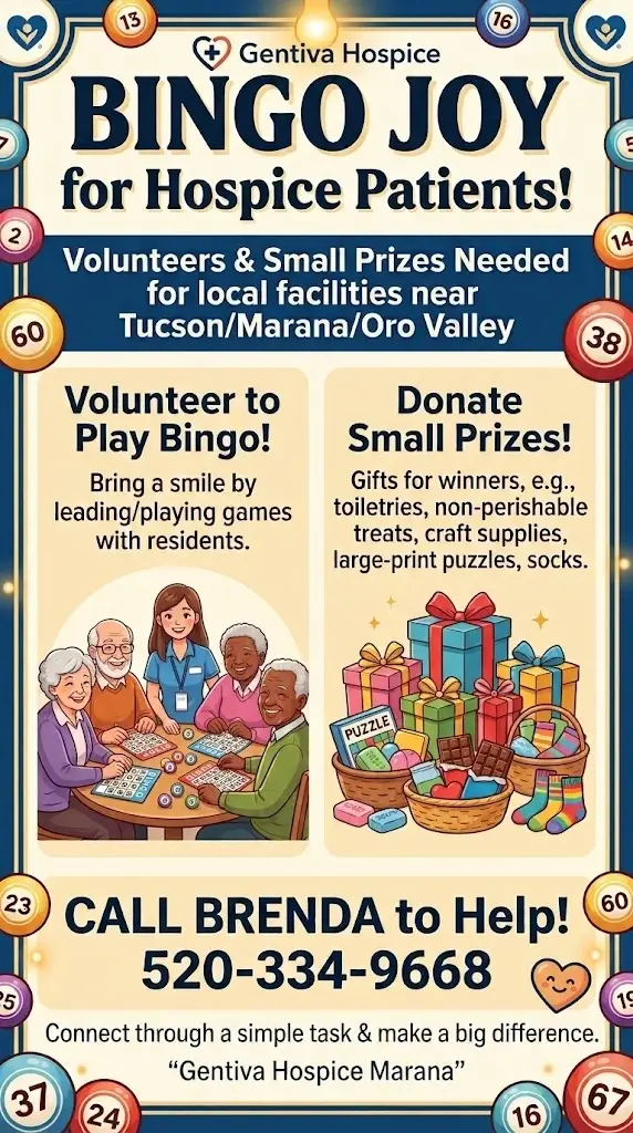 Support Senior Bingo: Volunteers and Prize Donations Needed