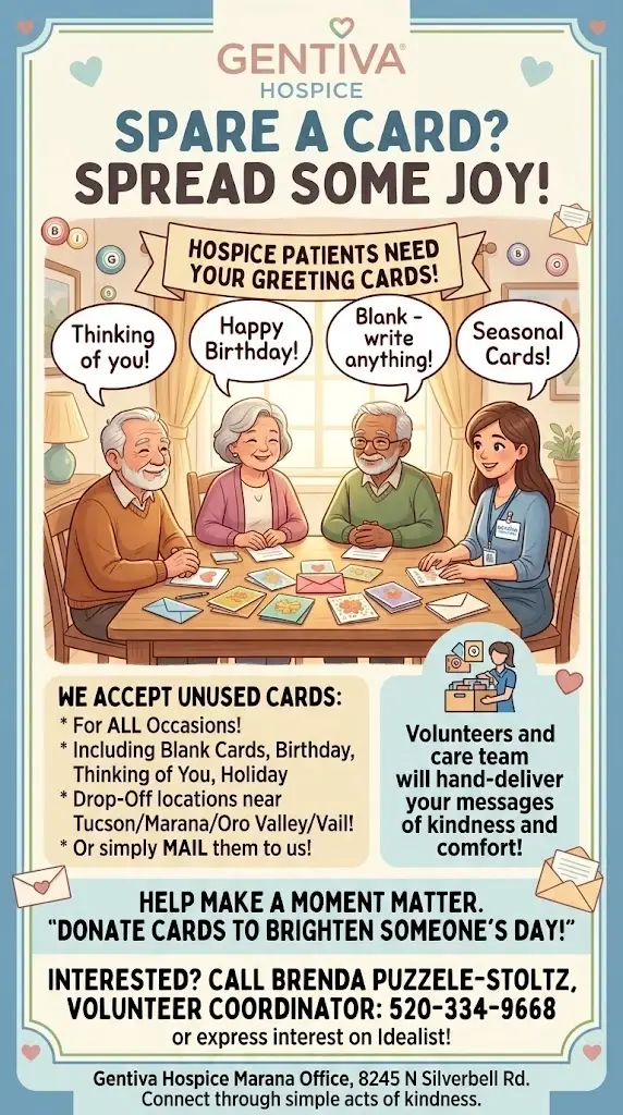 Donate Unused Greeting Cards for Hospice Patients