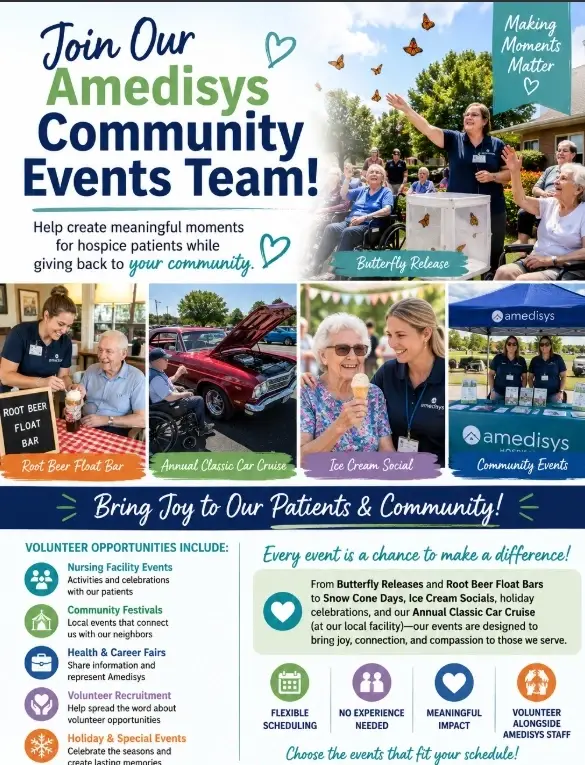Amedisys Hospice Community Events Volunteer