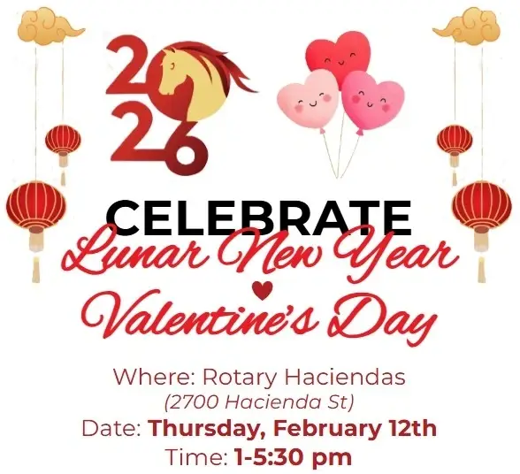 Senior Celebration Event Volunteers – Lunar New Year & Valentine’s Party (Feb. 12th)