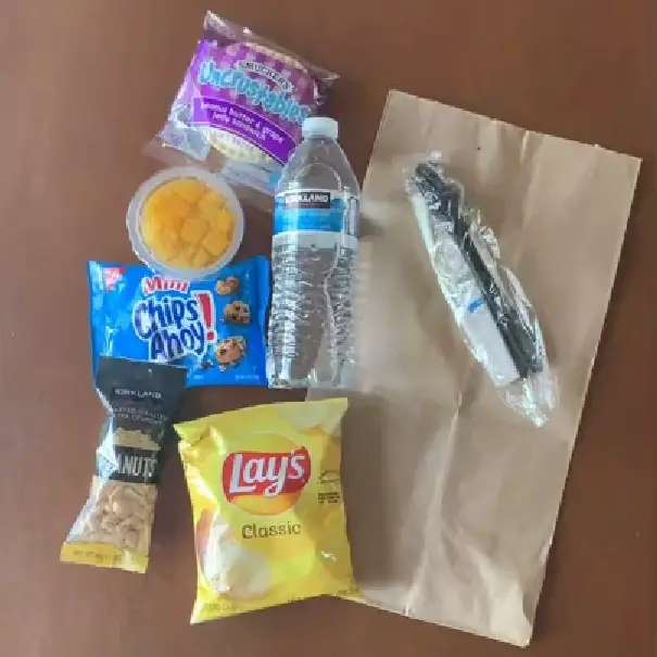 Purchase and Prepare Snack Packs for Unhoused Women