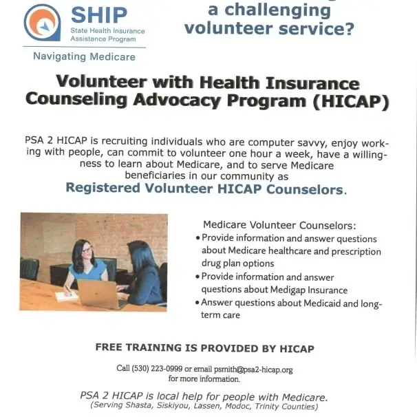 HICAP PSA2 Medicare Counseling Volunteer