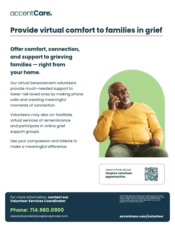 Virtual Bereavement Volunteer