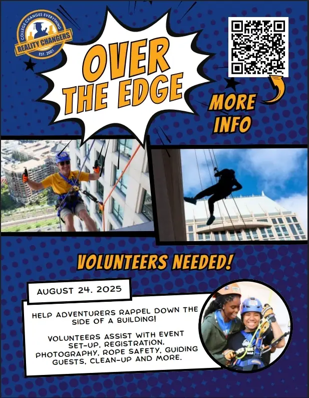 Reality Changers Over the Edge Fundraiser 2025!
