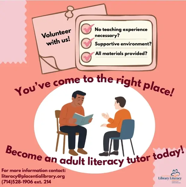 Change a life...teach someone to read!