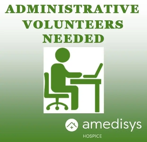 Administrative Assistant Volunteer Wanted in Johnstown area!