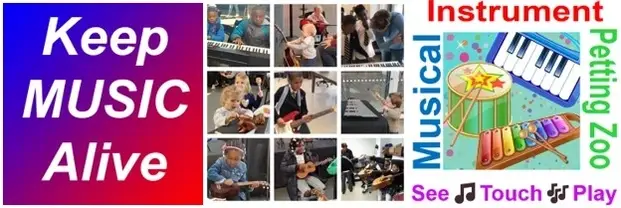 Musical Instrument Petting Zoo (no animals) June 5, 2026 * 5:00-8:00PM (Time slots available) * LOT 323 Woodbury, NJ