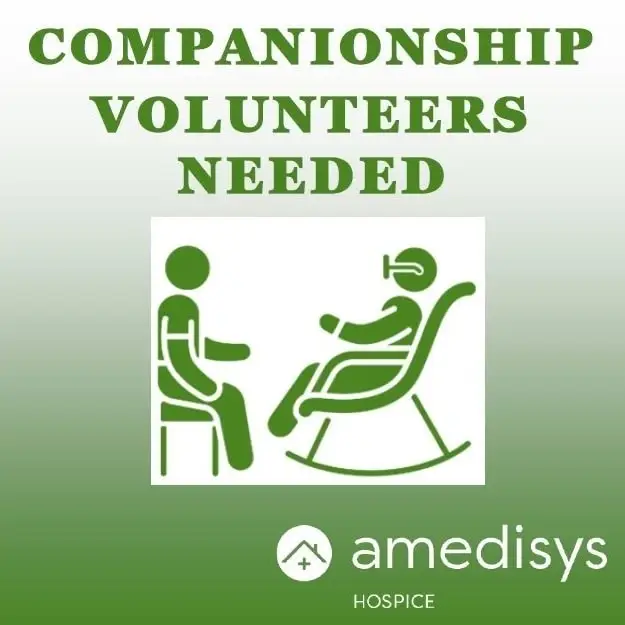 "The Gift of Compassion" - Consider being a companion to a Hospice patient