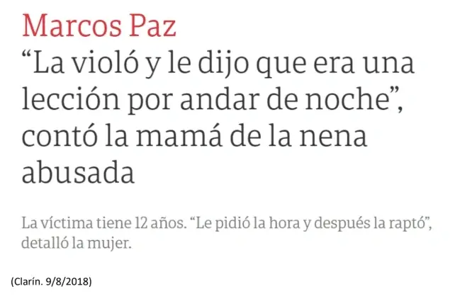 Citas de violadores